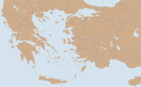 Map of Greece and Asia Minor