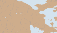 Map of Argolis and surrounding regions.